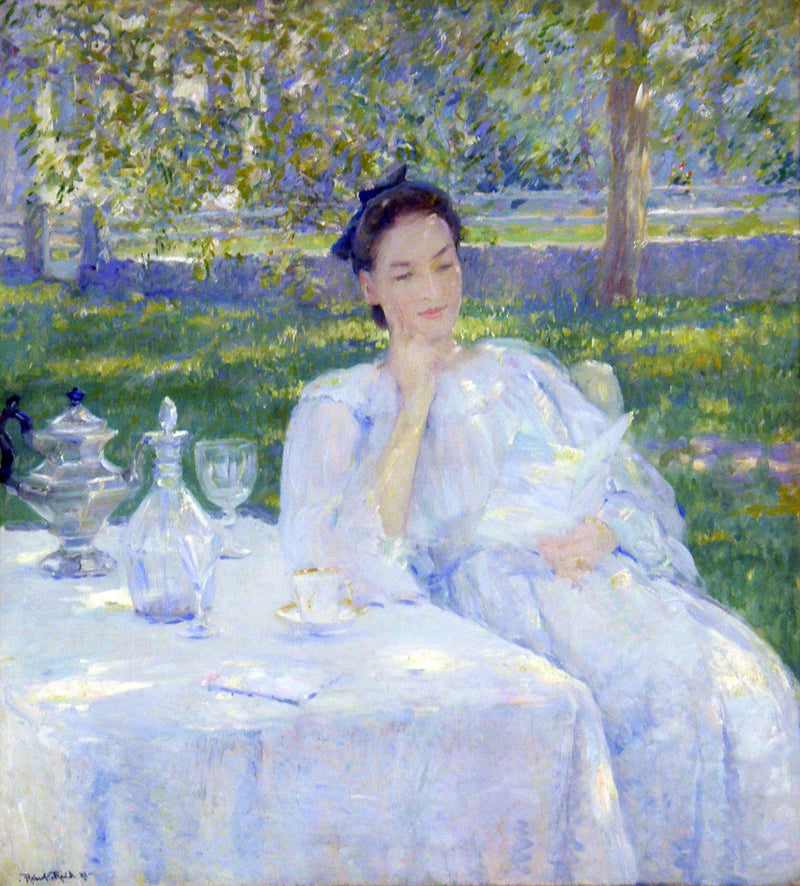W ogrodzie - Robert Lewis Reid