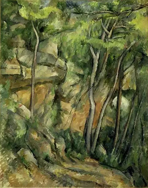W parku Château Noir - Paul Cézanne