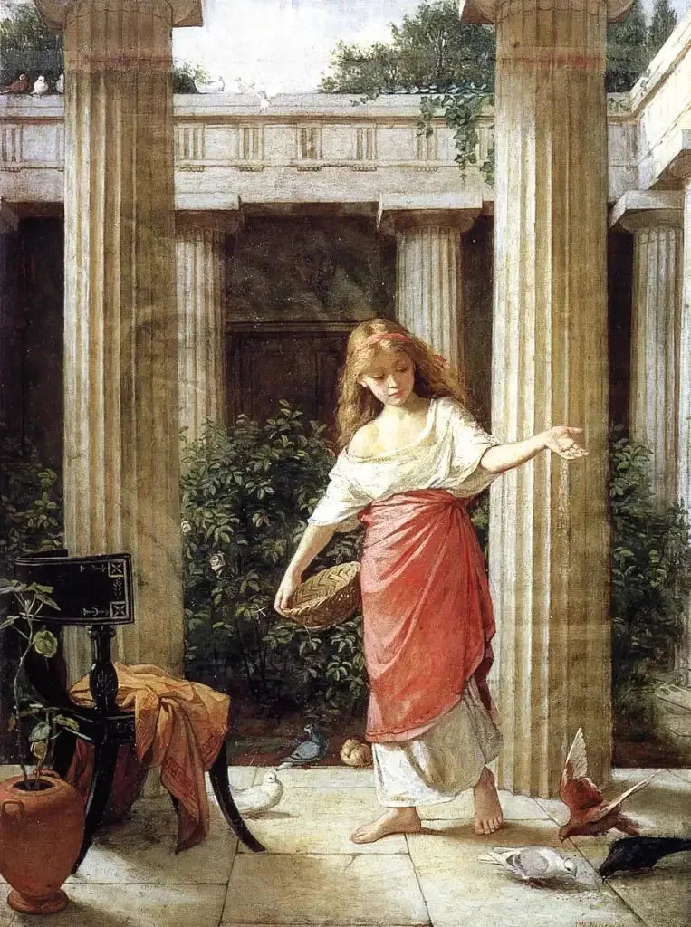 W perystylu - John William Waterhouse