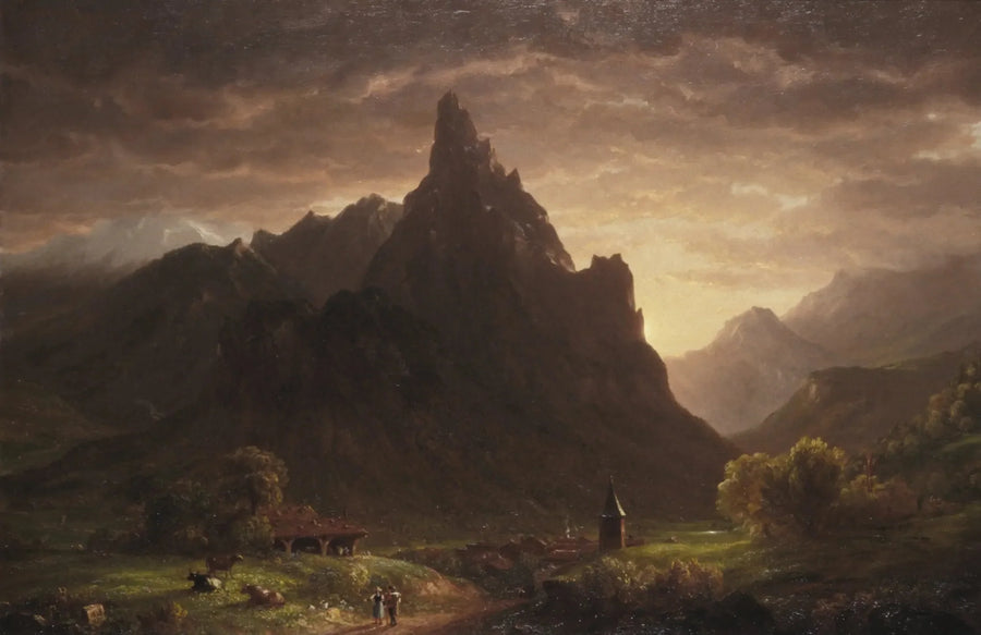 W Simmental w Szwajcarii - Thomas Cole