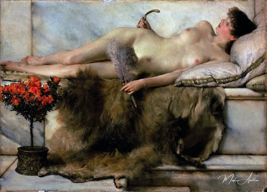 Dans le Tepidarium - Lawrence Alma-Tadema - Reproductions de tableaux et peintures haut de gamme