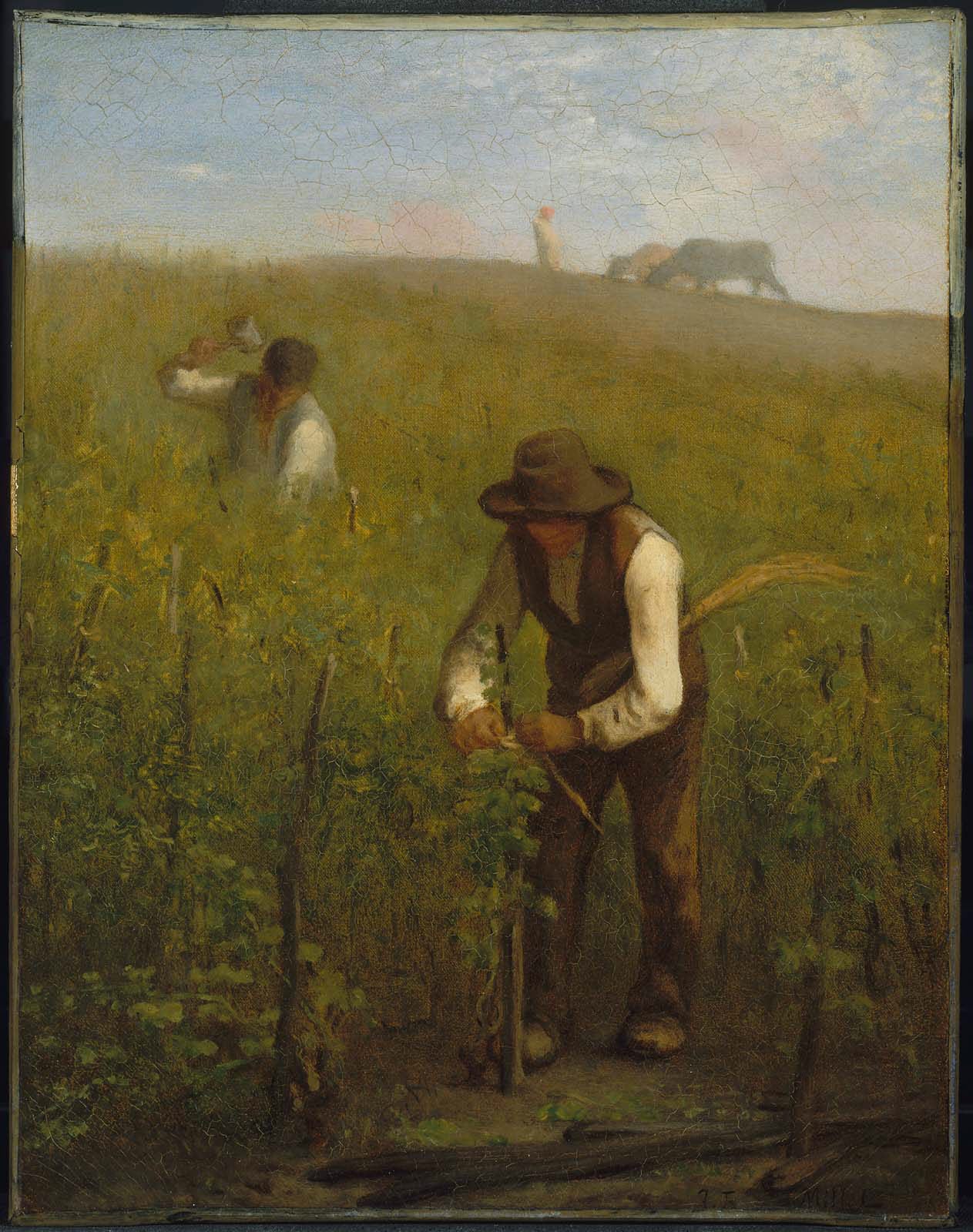 Dans le vignoble - Jean-François Millet - Alpha Reproduction