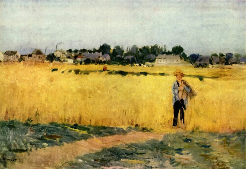 W zbożu - Berthe Morisot