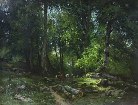 W lesie - Iwan Czichkin