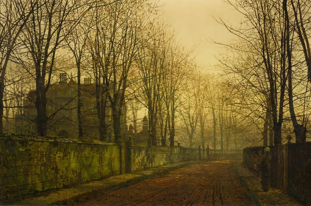 Dans les brumes dorées de l’automne - John Atkinson Grimshaw - Alpha Reproduction