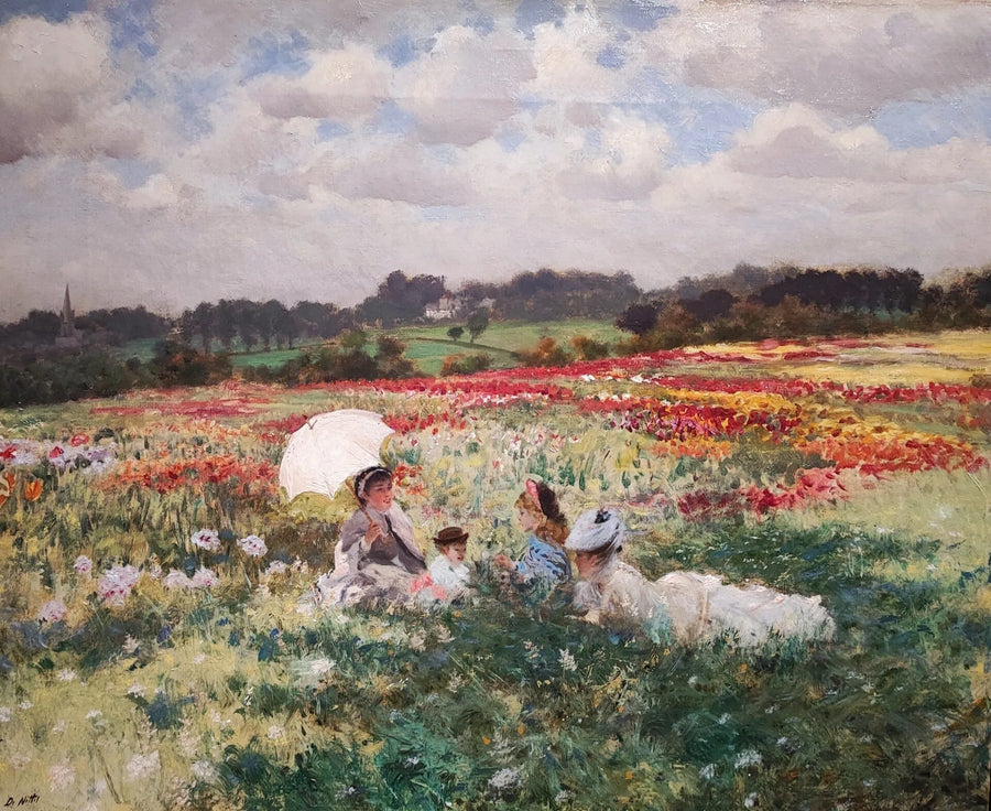 Na polach wokół Londynu - Giuseppe De Nittis