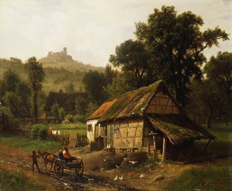Na przedgórzach - Albert Bierstadt