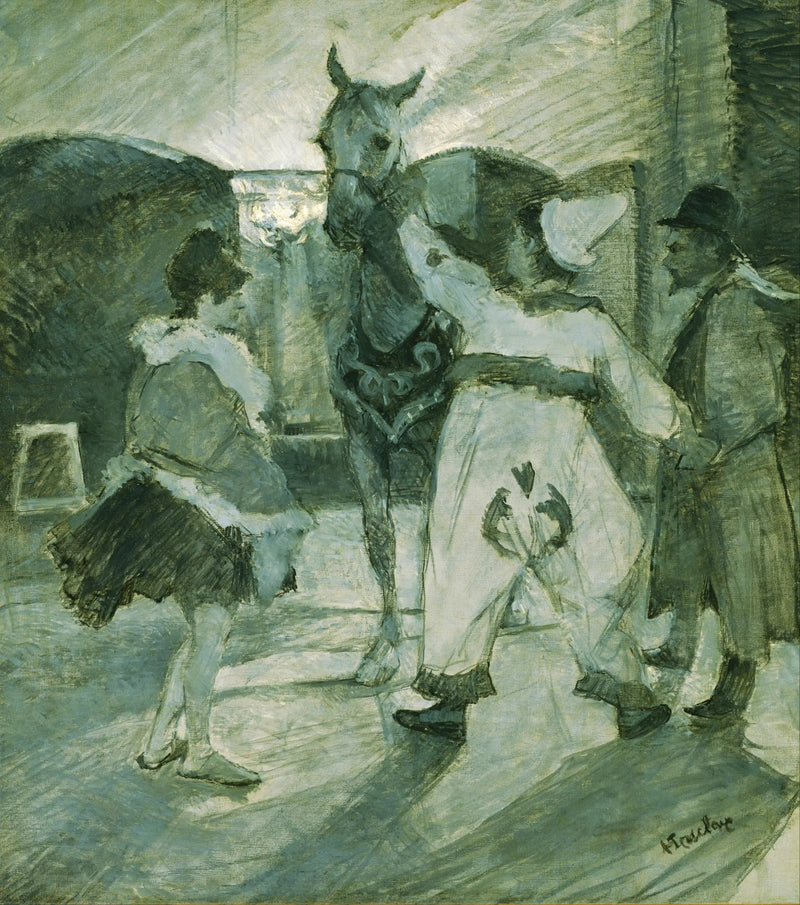 Za kulisami cyrku - Henri de Toulouse-Lautrec