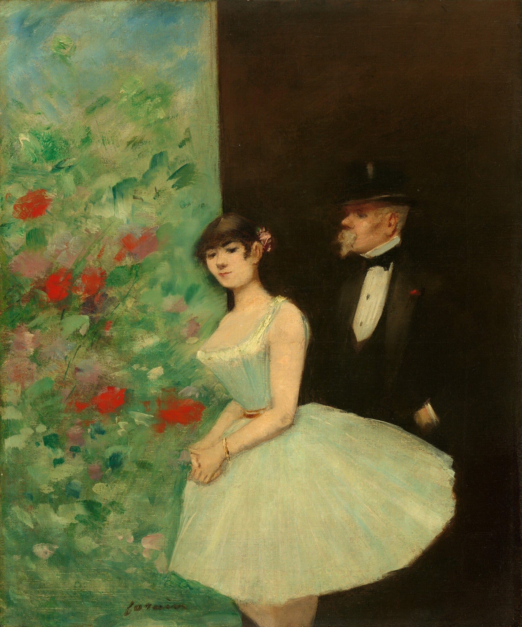 Dans les coulisses - Jean-Louis Forain - Alpha Reproduction