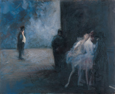Dans les coulisses – Symphonie en bleu - Jean-Louis Forain - Alpha Reproduction