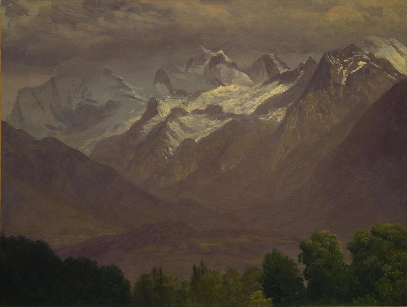 W wysokich górach - Albert Bierstadt
