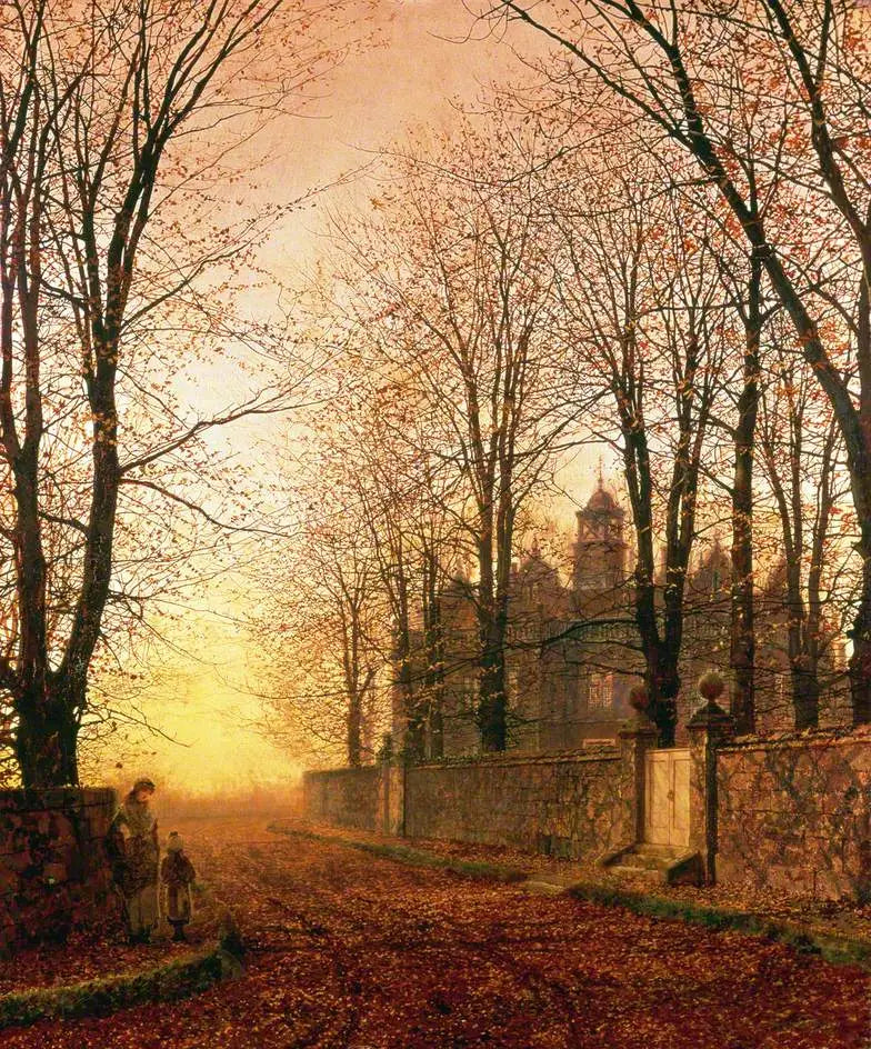 W dawnych czasach - John Atkinson Grimshaw
