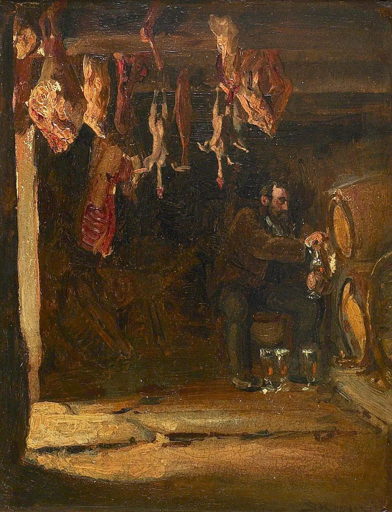 W piwnicy w Concarneau. - Peder Severin Krøyer