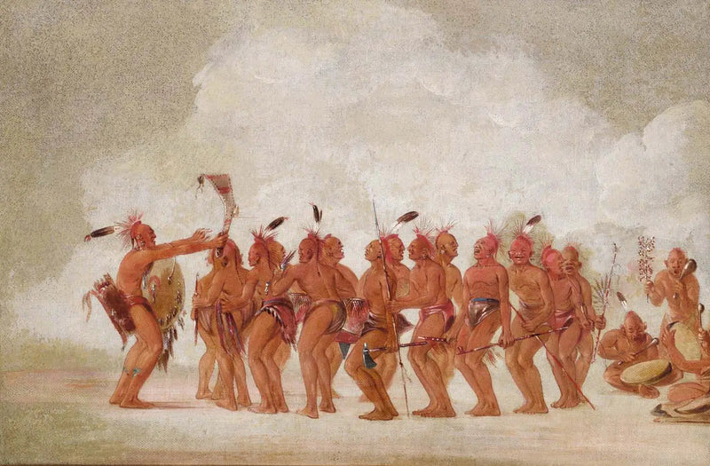 Taniec niewolników, Sac et Renard - George Catlin