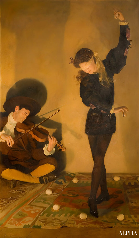 Danse des œufs - John Collier Reproductions de tableaux à la peinture à l’huile