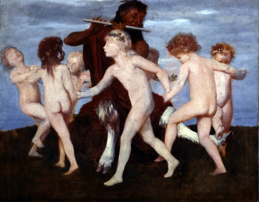 Taniec pana z dziećmi - Arnold Böcklin