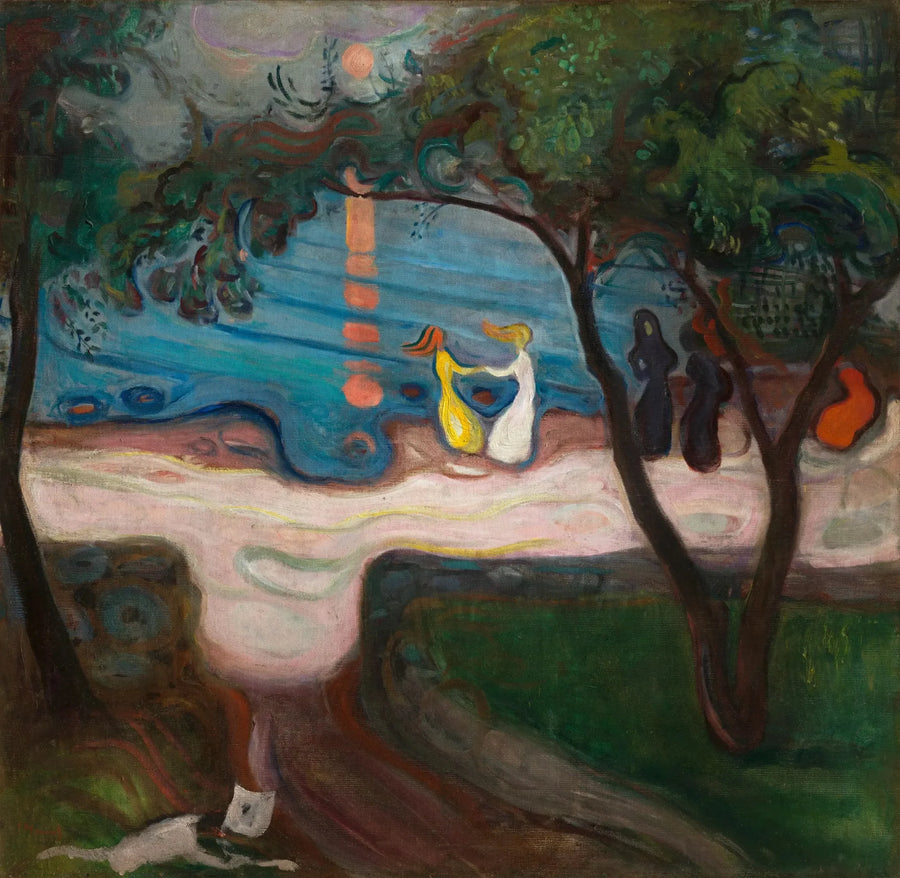 Taniec na plaży - Edvard Munch