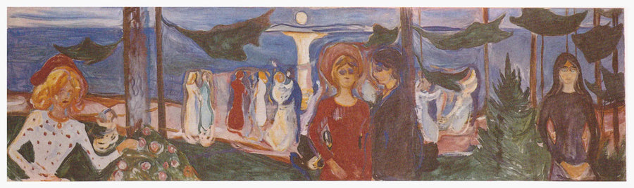 Tańce na plaży (Frise Linde) - Edvard Munch