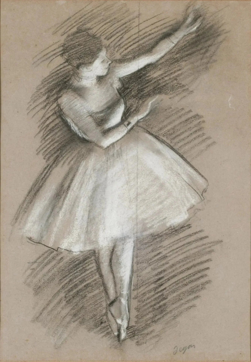 tancerka w białym - Edgar Degas