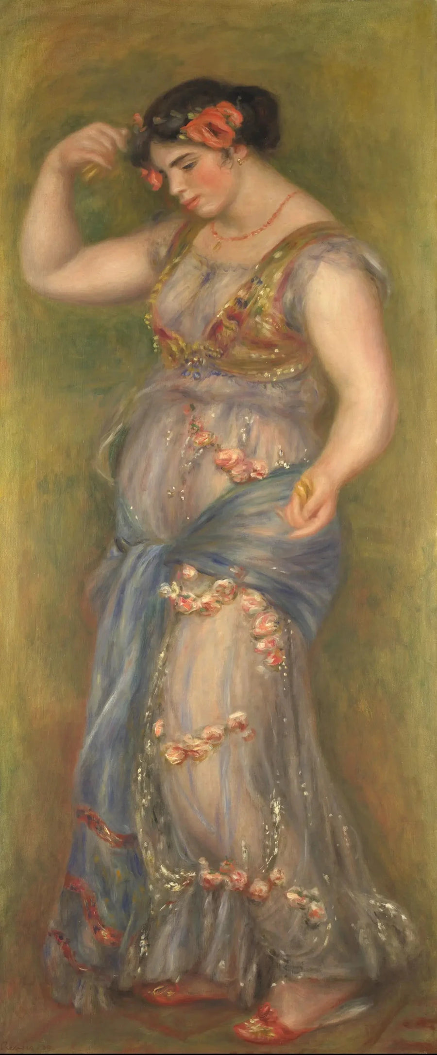 Tancerka z kastanietami - Pierre-Auguste Renoir