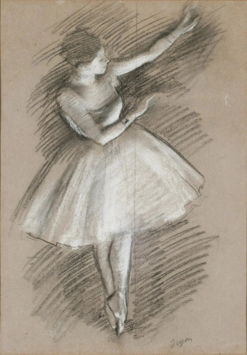 tancerka w białym - Edgar Degas