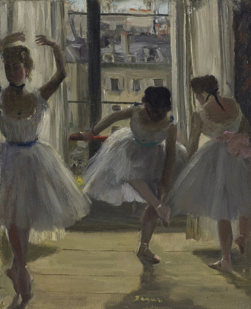 Tancerki w sali ćwiczeń (Trzy Tancerki) - Edgar Degas