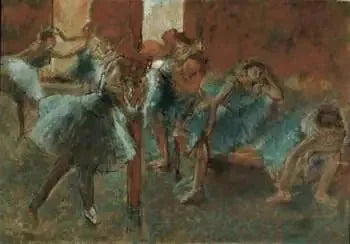 Tancerki na próbie - Edgar Degas