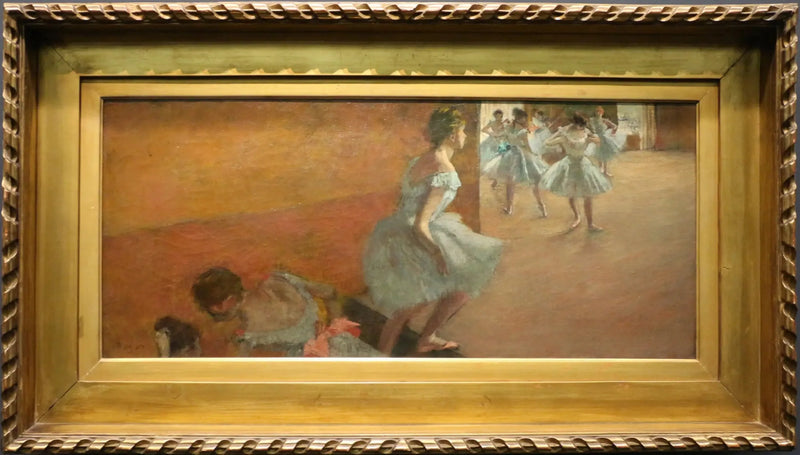 Tancerki wchodzące po schodach - Edgar Degas