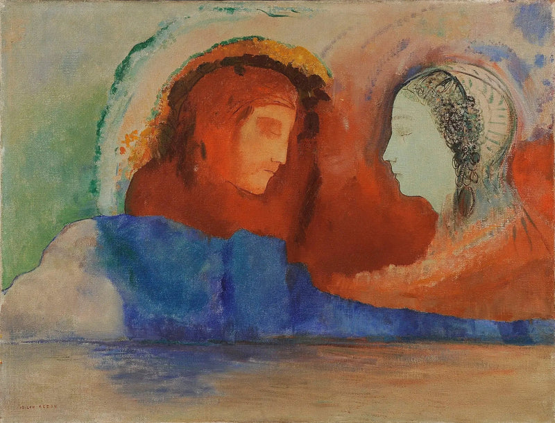 Dante i Beatrice - Odilon Redon