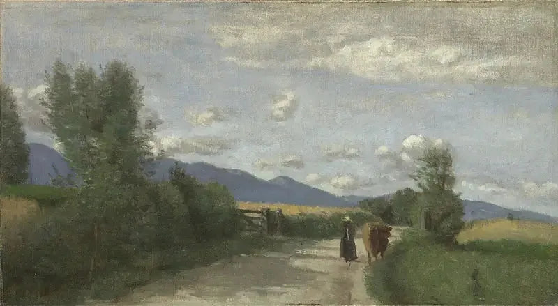 Dardagny, poranek - Jean-Baptiste Camille Corot