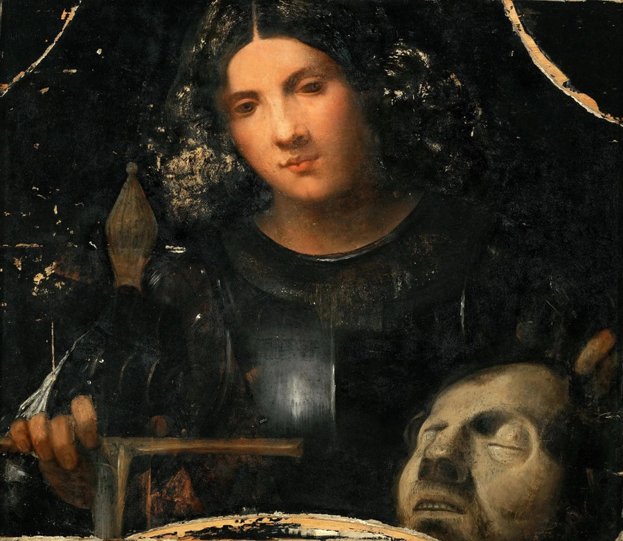 David z głową Goliata - Giorgione