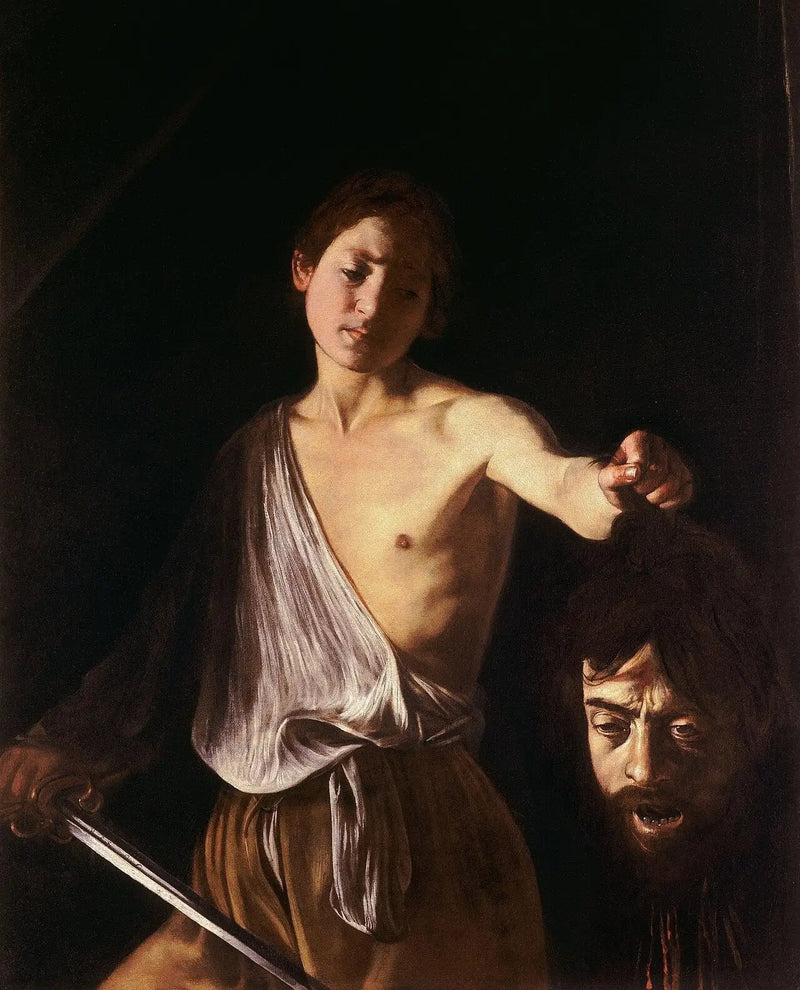 Dawid z głową Goliata - Caravaggio