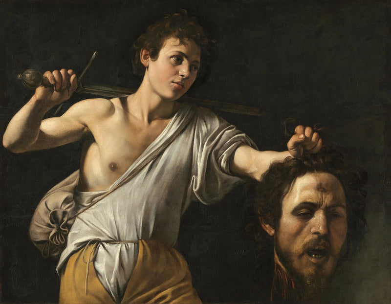 Dawid z głową Goliata - Caravaggio