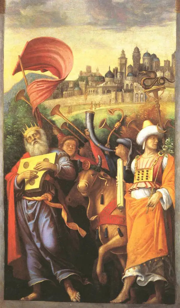 David przed Arką Przymierza - Antonio da Correggio