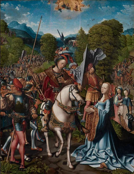 David i Abigail - Jacob Cornelisz van Oostsanen