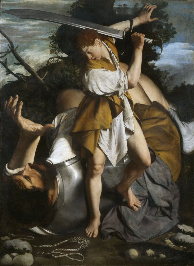 Dawid i Goliat - Orazio Gentileschi