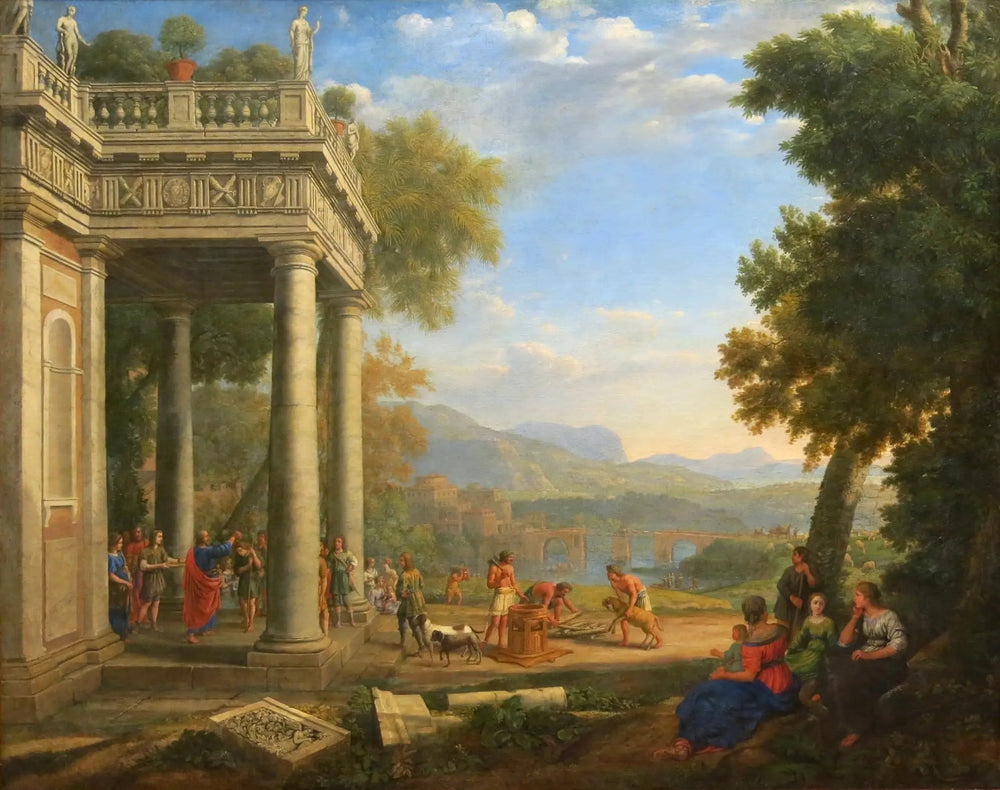David sacré roi par Samuel - Claude Lorrain - Alpha Reproduction