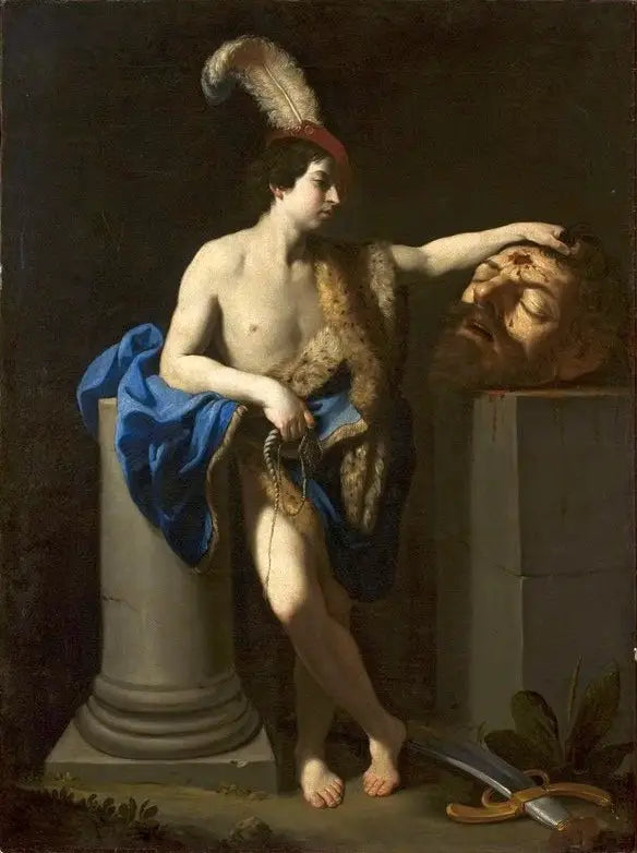 David zwycięzca Goliata. - Guido Reni