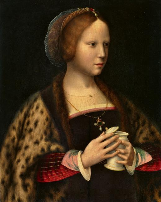 De H. Maria Magdalena - Joos van Cleve image 1 copie de tableau peinte à la main