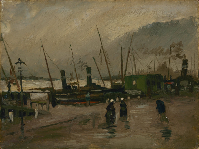 La Ruijterkade w Amsterdamie - Vincent van Gogh