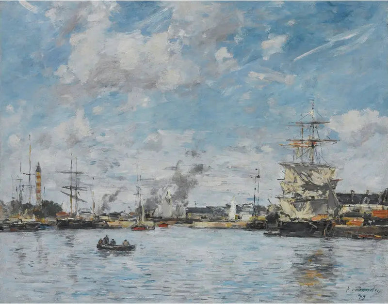 Deanville. Basen - Eugène Boudin