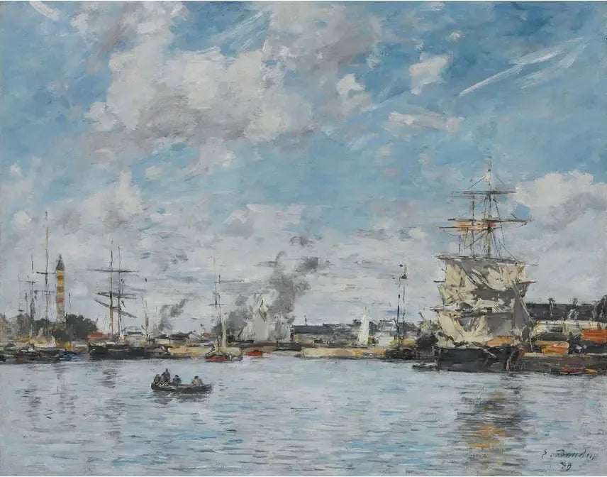Deanville. Basen - Eugène Boudin