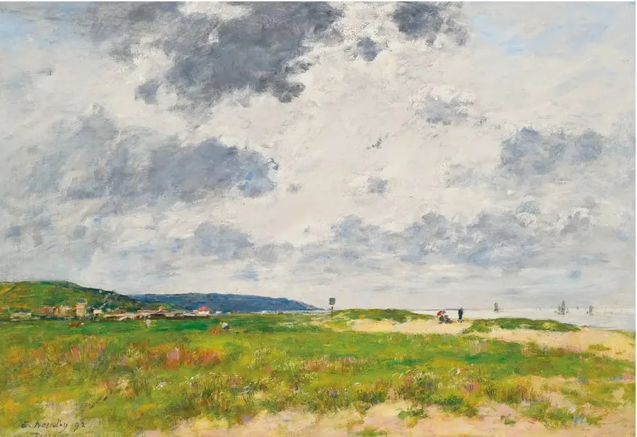Deauville, Wydma - Eugène Boudin