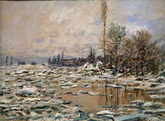 The Debacle, szara pogoda W560 - Claude Monet