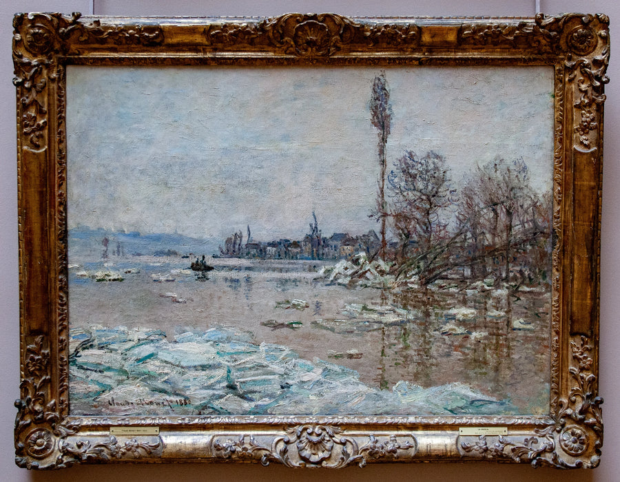 Klęska w Vétheuil, widok na Lavacourt W561 - Claude Monet
