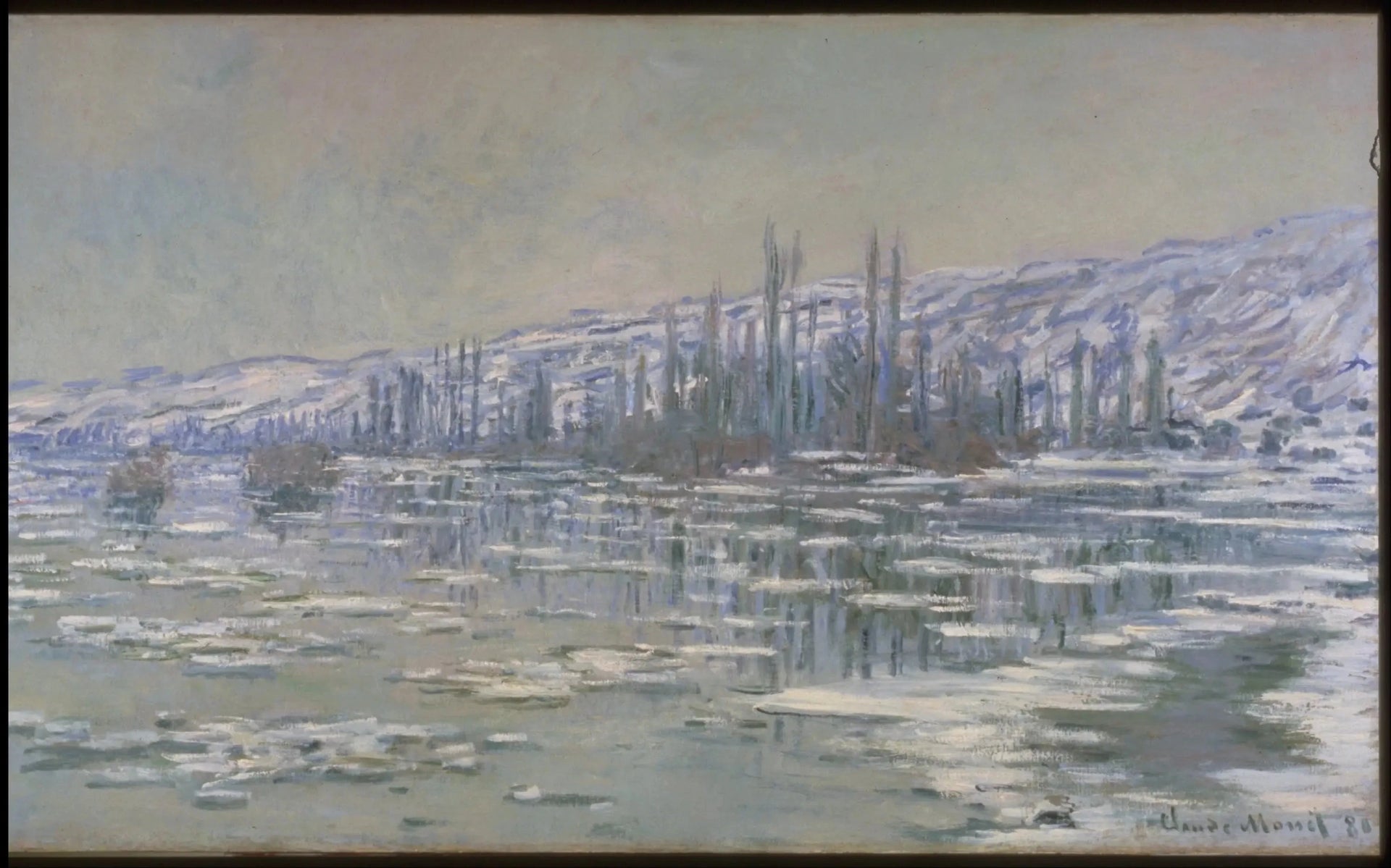 La Débâcle ou Les Glaçons W565 par Claude Monet, University of Michigan Museum of Art