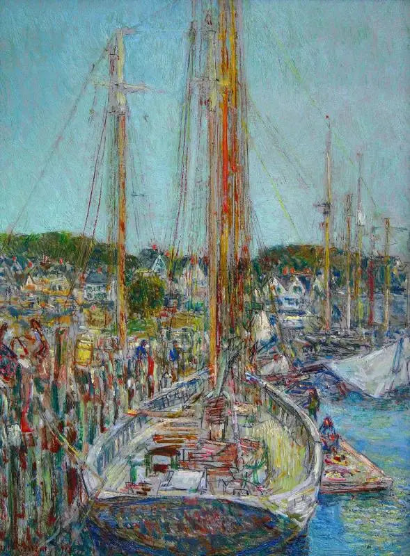 Przystań, Gloucester - Childe Hassam