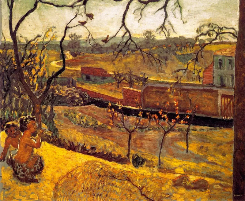 Początek wiosny. Małe fauny - Pierre Bonnard
