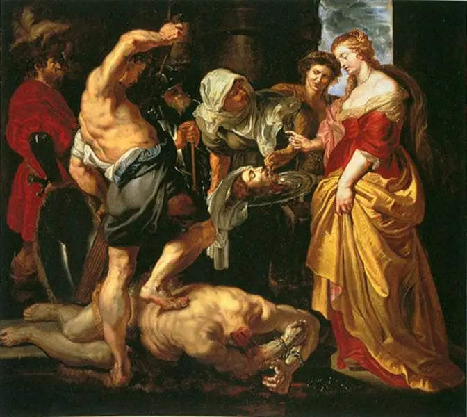 Décapitation de Jean-Baptiste sous le regard de Salomé - Peter Paul Rubens - Alpha Reproduction