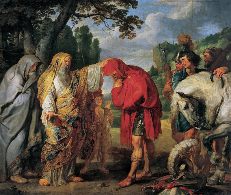 Decius Mus przygotowuje się na śmierć - Antoine van Dyck
